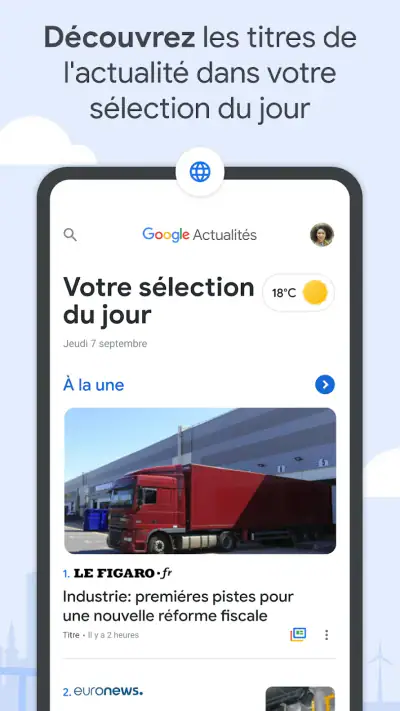 Google Actualités screenshot 1
