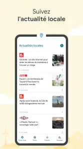 Google Actualités screenshot
