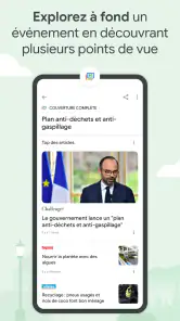 Google Actualités screenshot