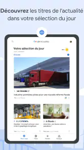 Google Actualités screenshot