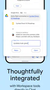 Google Chat screenshot