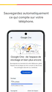 Google One screenshot