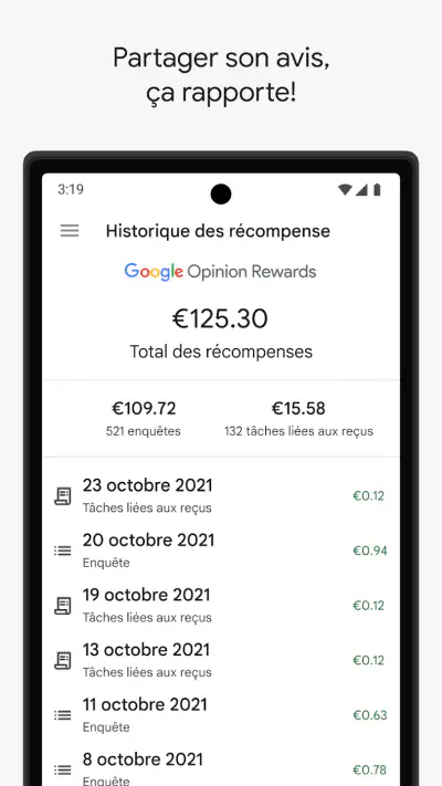 Google Opinion Rewards screenshot 1