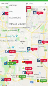 GPL, CNG,  GNV, GNL et colonne screenshot