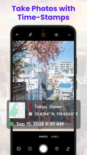 GPS Camera - Timestamp Photo screenshot 1