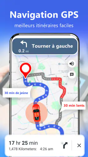 GPS navigation, Vivre Terre screenshot 1