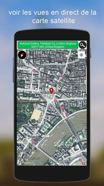 GPS satellite terre Carte screenshot 1
