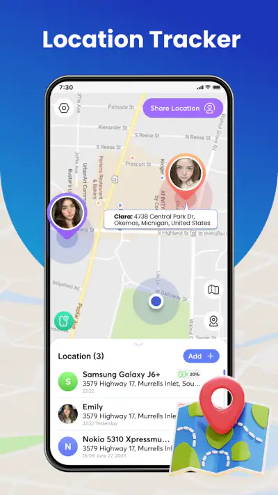 Phone Tracker & GPS Location screenshot 1