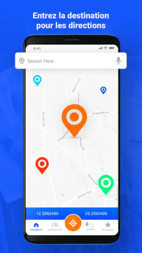 GPS vocal itinéraires routiers screenshot 1