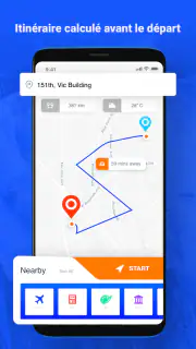 GPS vocal itinéraires routiers screenshot 2