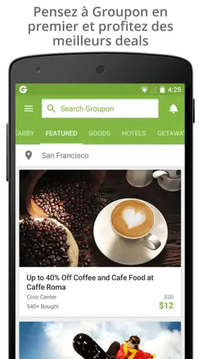 Groupon : Deals & Codes Promos screenshot 1