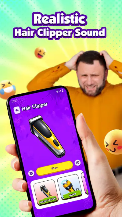 Haircut & Taser Prank Sounds screenshot 1