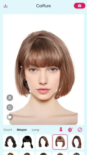 Hairstyle Try On - AI coiffeur screenshot 1