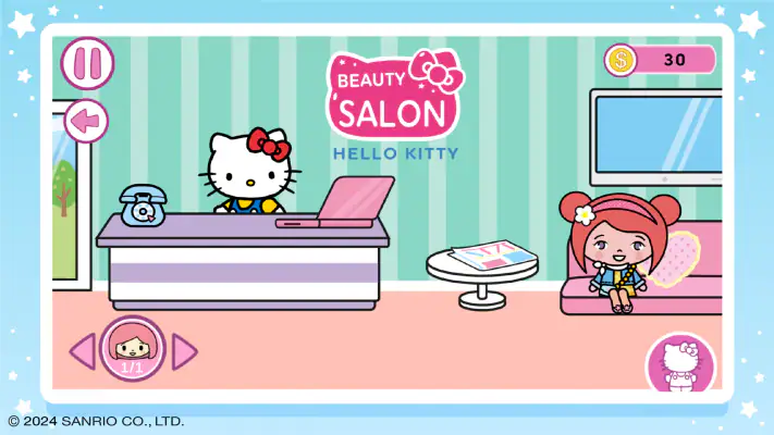 Hello Kitty : Salon de beauté screenshot 1