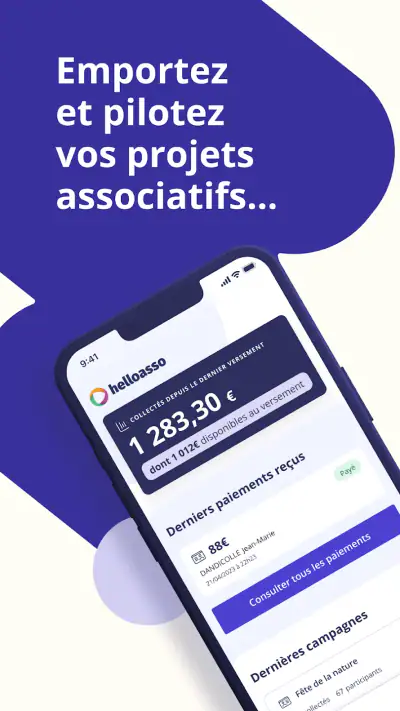 Helloasso screenshot 1