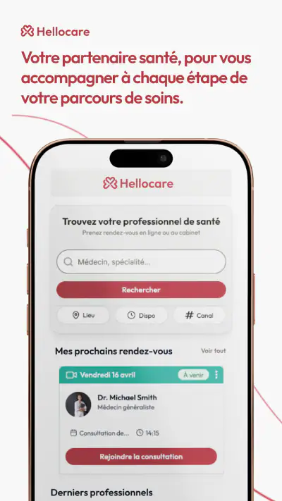 Hellocare : Santé & RDV screenshot 1
