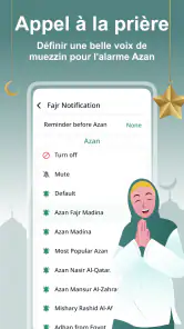 Heure de Prière, Azan, Qibla screenshot