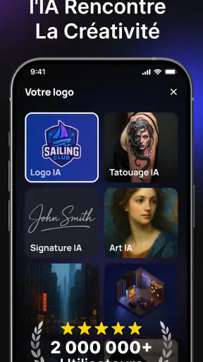 Hexa AI: Créa Logo, Art, Plus screenshot 1
