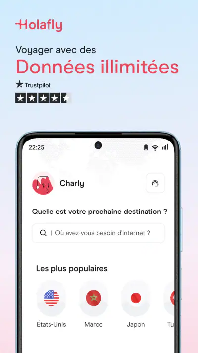 Holafly : eSim pour voyager screenshot 1