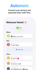 Homey – Une bonne smart home screenshot
