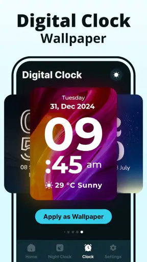 Horloge Digitale Alarme Réveil screenshot 1