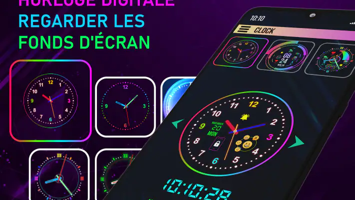 Horloge Fond D'écran screenshot 1