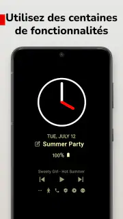Horloge Fond d'Écran AMOLED screenshot 5
