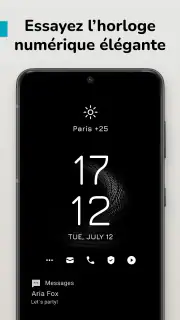 Horloge Fond d'Écran AMOLED screenshot 7
