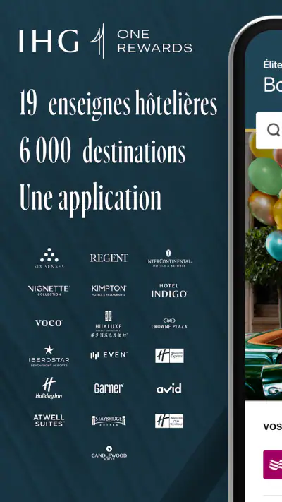 Hôtels IHG & Récompenses IHG screenshot 1