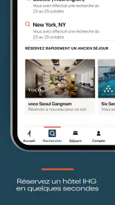 Hôtels IHG & Récompenses IHG screenshot