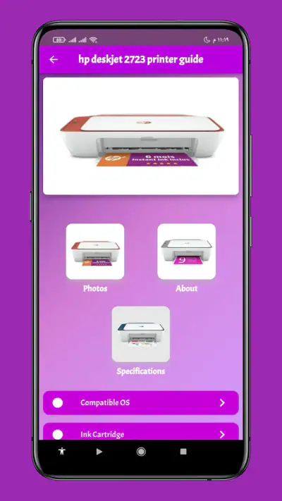 hp deskjet 2723 printer guide screenshot 1