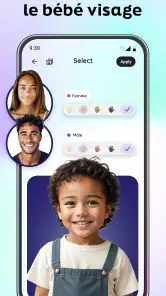 A quoi ressemblera mon bébé IA screenshot