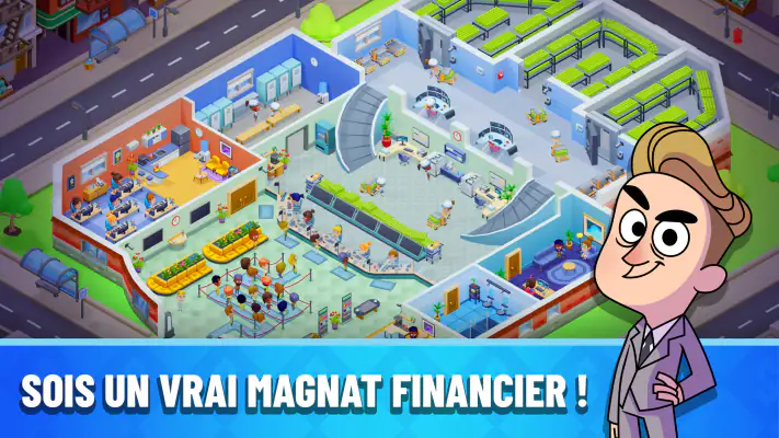Idle Bank Tycoon: Sois riche ! screenshot 1