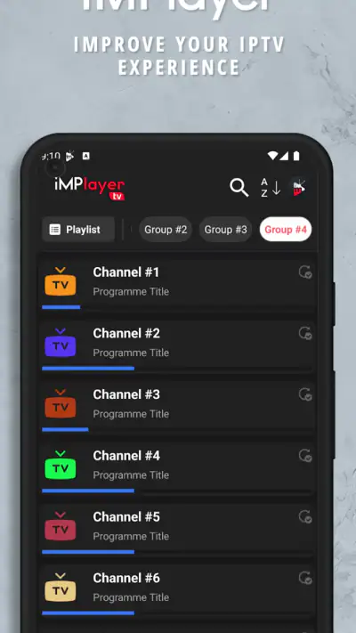 iMPlayer Mobile IPTV Player screenshot 1