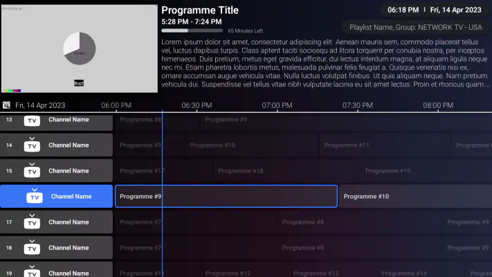 iMPlayer TV IPTV Player screenshot 1