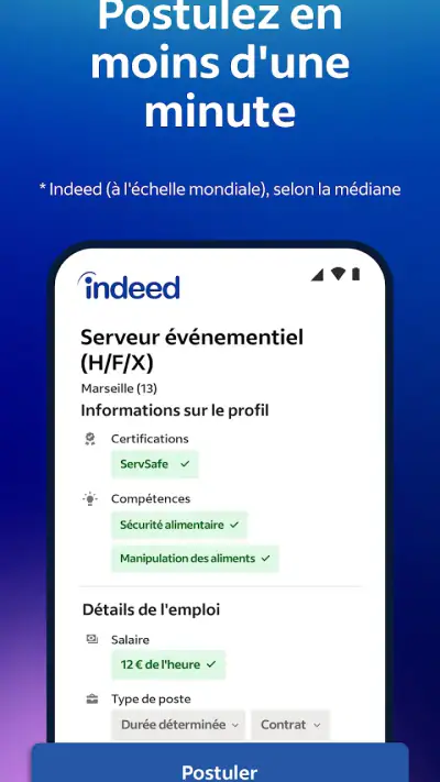 Indeed: Recherche d’Emploi screenshot 1