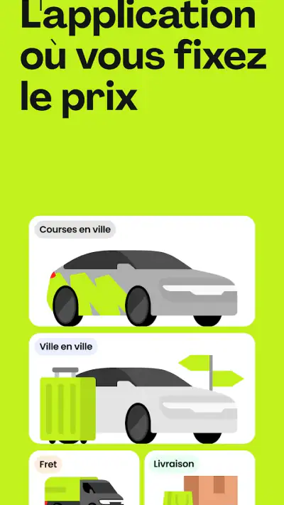 inDrive: Trajets à vos prix screenshot 1