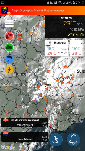 Infoclimat - alertes et météo  screenshot 1