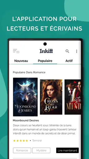 Inkitt - Livres & Romans screenshot 1