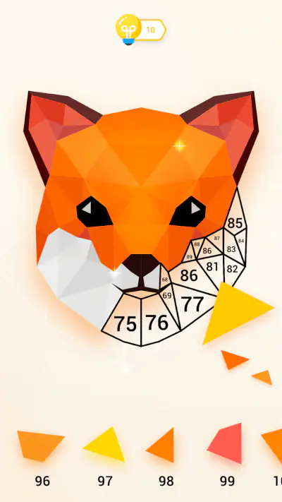 inPoly: Jeu de Puzzle Poly Art screenshot 1
