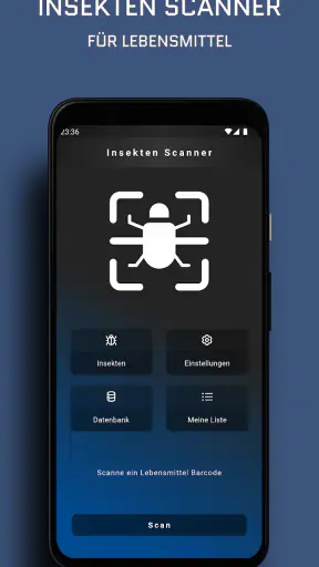 Insekten Lebensmittel Scanner screenshot 1