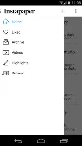 Instapaper screenshot