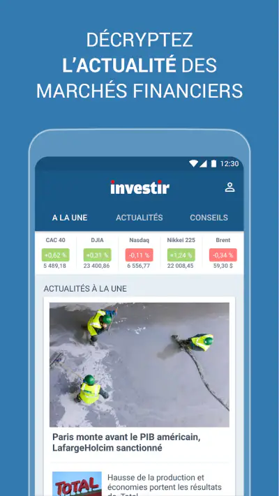 Investir, bourse et finance screenshot 1