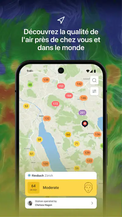 IQAir AirVisual | Qualité Air screenshot 1
