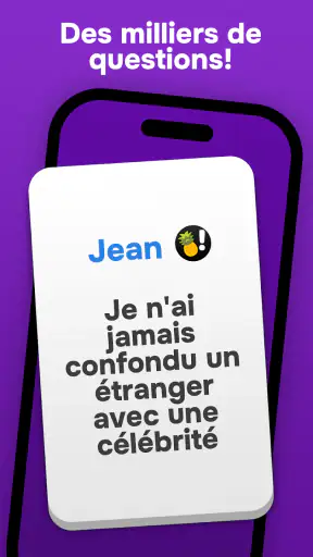Je N'ai Jamais: Jeu de Soirée screenshot 1
