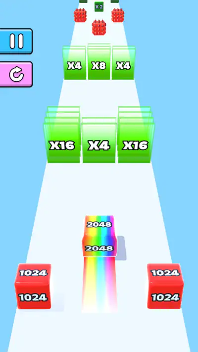 Jelly Run 2048 screenshot 1