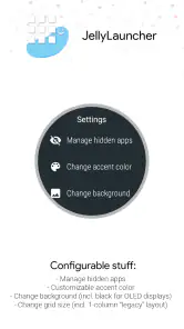 JellyLauncher for Wear OS™ screenshot