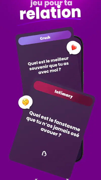 Jeu couple et Défis - Bloomy screenshot 1