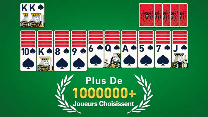 Jeu de Cartes Spider Solitaire screenshot 1
