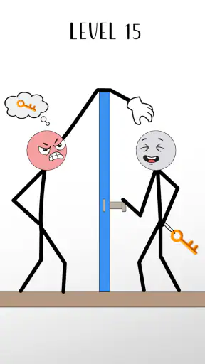 Jeu de puzzle voleur Stickman screenshot 1